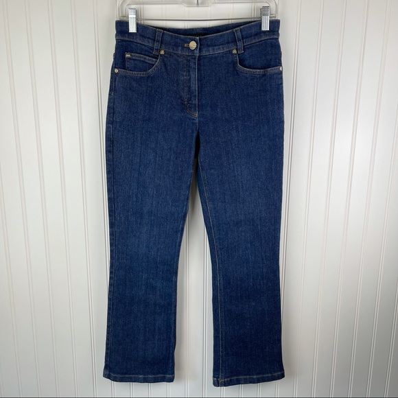 Escada J507 Cropped Flare Jeans EU 36 / US 6 - Picture 5 of 16